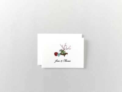 Summer Palace: Digital Folded Note Card