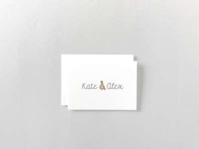Tie The Knot: Folded Note Card