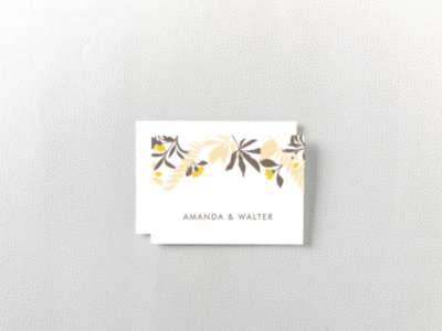 Tropic: Folded Note Card