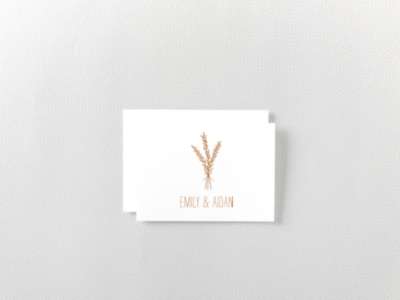 Tuscany: Folded Note Card