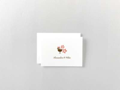 Visit Hawaii---Letterpress Folded Note Card