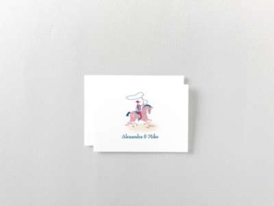 Visit Texas: Folded Note Card