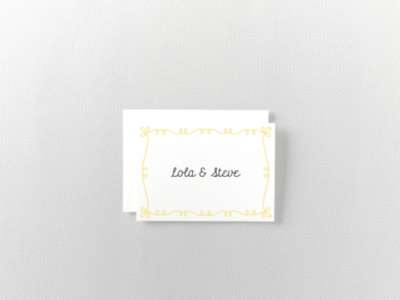 Whimsy---Folded Note Card