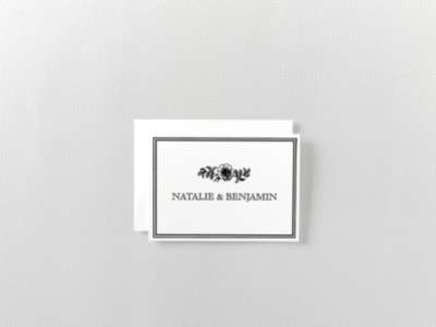 Wildwood---Letterpress Folded Note Card