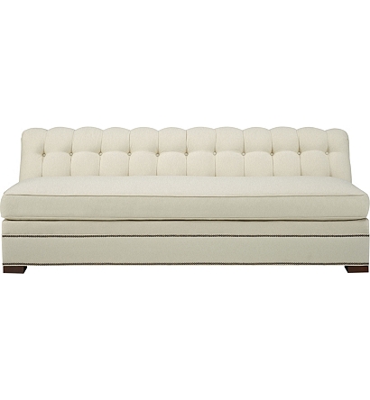 Kent M2m Made To Measure Tufted Armless Sofa From The 1911