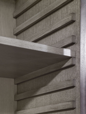 Artisan 4-Dr Ash Grand Cabinet  w/Glass Doors