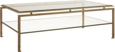 Montpelier Cocktail Table with Glass Top