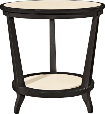 Rye Round Side Table - Mahogany