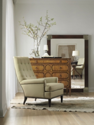 Artisan Curved Front Chest w/Drawer Overlay - Mah