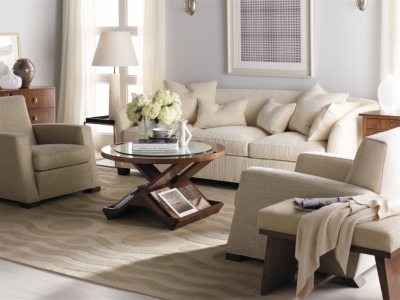 Crosby Table with Upholstered Top