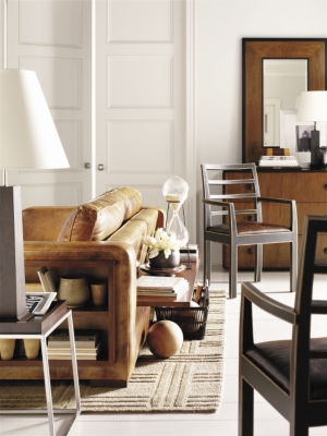 Crosby Table with Upholstered Top