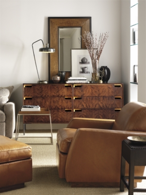 Crosby Table with Upholstered Top