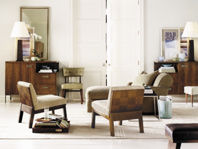 Crosby Table with Upholstered Top