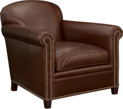 David Club Chair with Tapered Legs