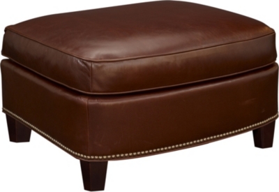 David Ottoman with Tapered Legs