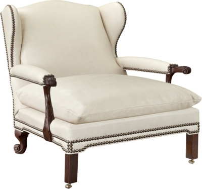 Warner Chair with Knife Edge Cushion