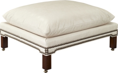Warner Ottoman with Knife Edge Cushion