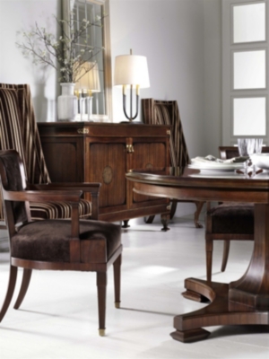 Riverhouse Dining Table with Pedestal Base without Casters