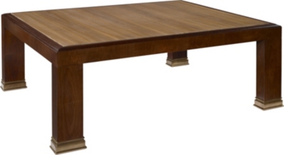 <Classico Cocktail Table with Wood Top