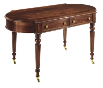 Regency Oval Table Desk