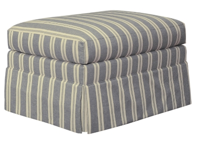 MacDonald Ottoman with Skirt - Made To Measure