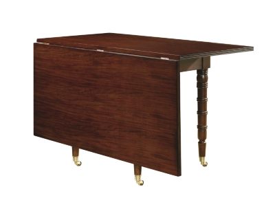 Christiansen Dining Drop-Leaf Table with Beeswing Primavera Top