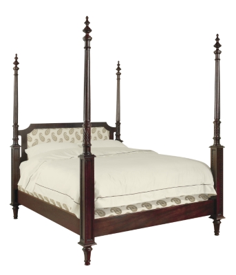 Belle King Poster Upholstered Bed