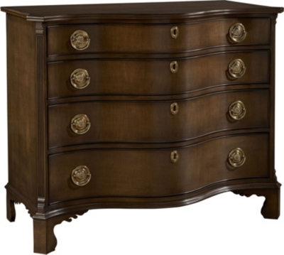 Figured Maple Serpentine Chest