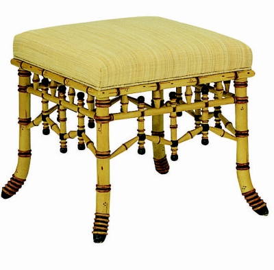 Faux Bamboo Bench