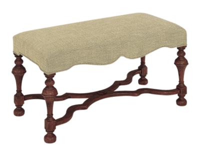 Turned Leg Bench
