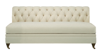 <Marquette Made To Measure Tufted Armless Sofa