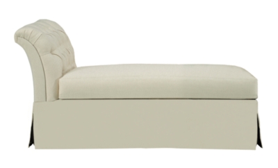 <Marquette Made To Measure Tufted Dressmaker Armless Chaise