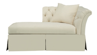 <Marquette Tufted Dressmaker Left-Arm Facing Chaise
