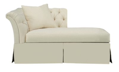 <Marquette Tufted Dressmaker Right-Arm Facing Chaise