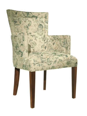 Flare Back Dining Arm Chair