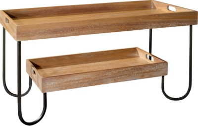 Jacques Cocktail Table with Two Trays