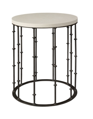 Astor Side Table with Stone Top