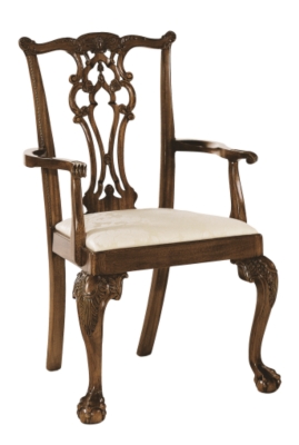 <Connecticut Ball and Claw Arm Chair