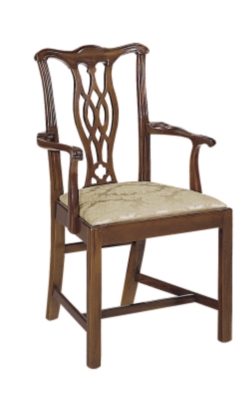 <Georgia Chippendale Arm Chair