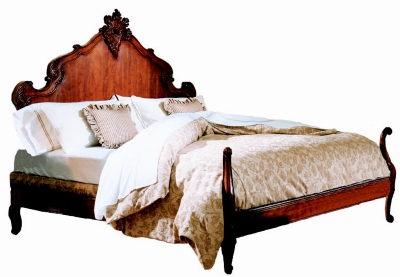 Hand Carved Bed (King)