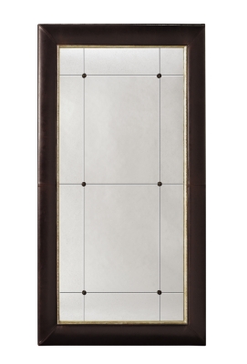 Dauphine Upholstered Floor Mirror