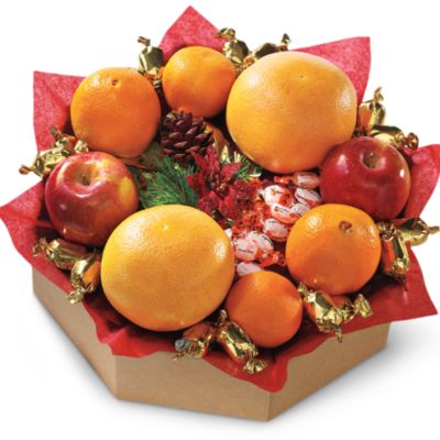 Holiday Fruit Wreath
