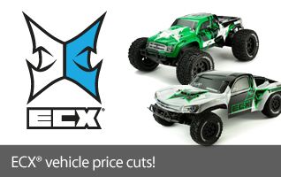 Save on Selecte ECX Cars and Trucks RC 1-10 Scale Torment 2WD RTR SCT Ready To Run Short Course