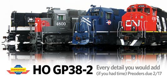 HO GP38-2. Every Detail You Would Add (If you had time). Preorders Due 2/17.