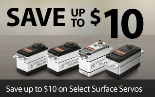 Spektrum RC Servos Savings! Torque and Speed you need for less!