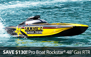 Pro Boat Rockstar 48 Inch Gas Gasoline RTR Ready To Run