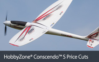HobbyZone Concendo S RC Powered Sailplane Price Cuts
