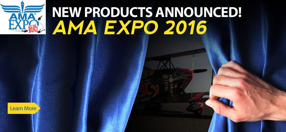 Check out the new RC products being showcased at the AMA Expo