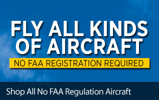FLY FREE! No Need to register these birds! Fly under the 250 gram RC Aircraft radar