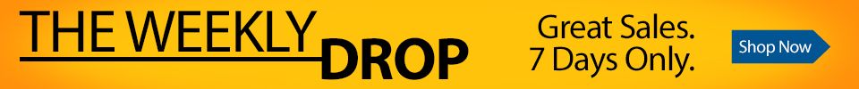 The Weekly Drop - Only 7 days to save on great sales, with new products each week